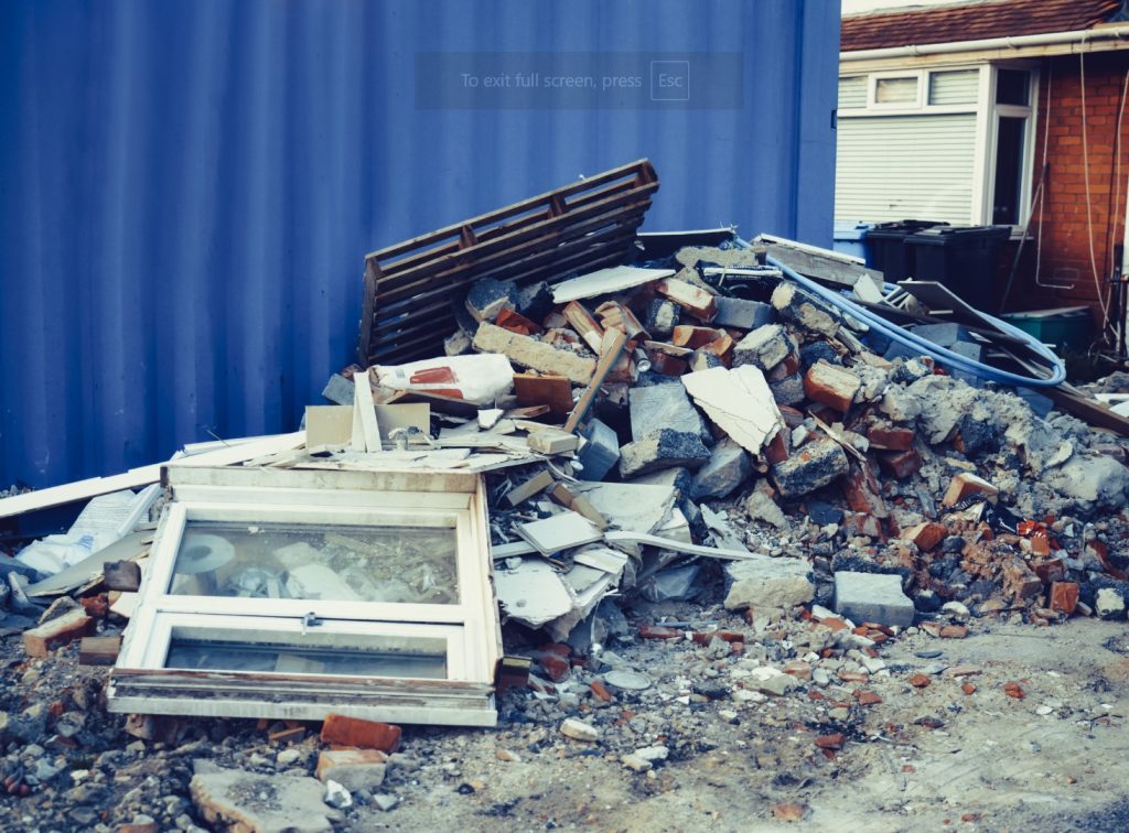 building debris removal